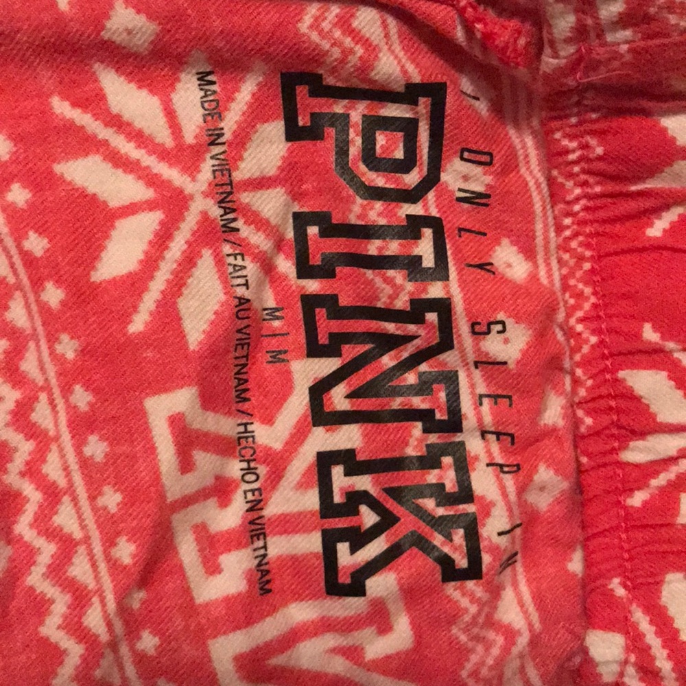 Pink Christmas Pajama Pants